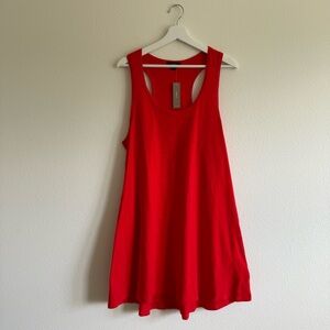 NWT J. Crew Red Relaxed Sleeveless Mini Dress